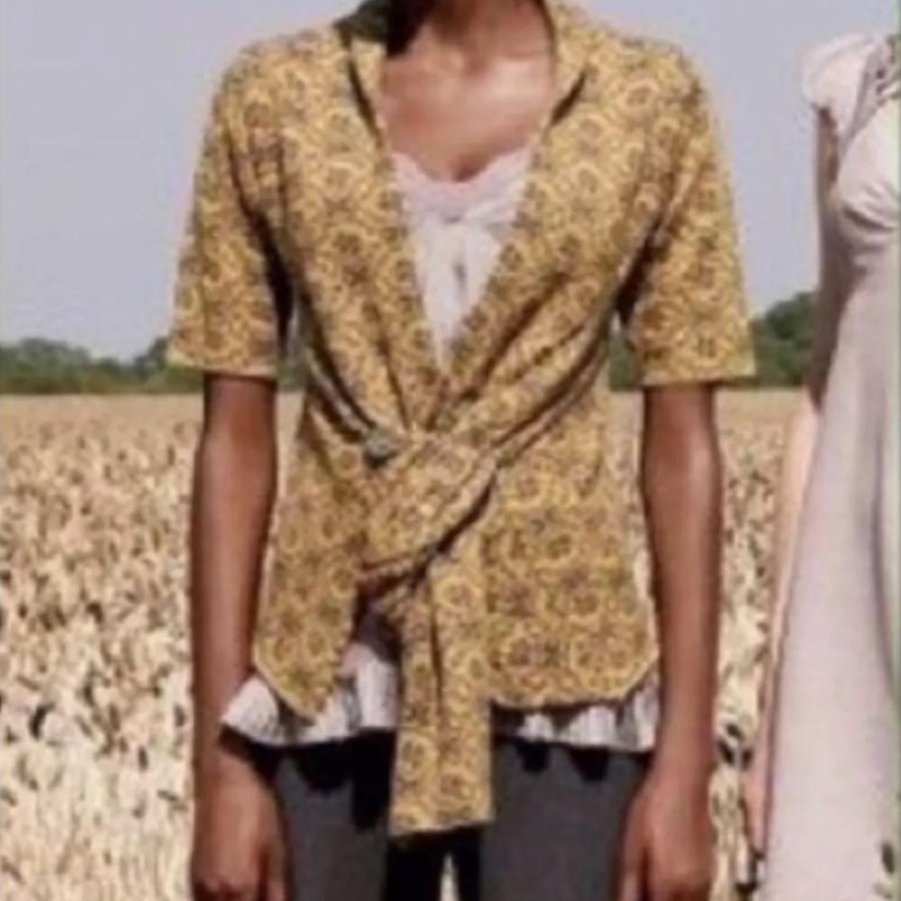 Yellow Anthropologie Sweater by Moth